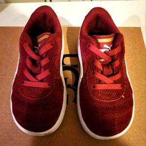 Burgundy toddler PUMA